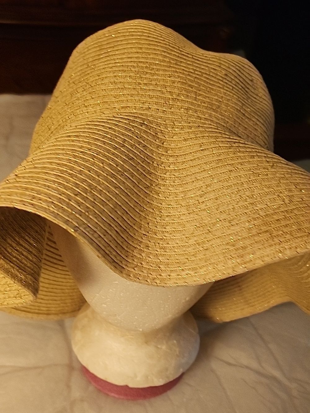 Jacklyn Smith Wide-Brim Straw Sun Hat